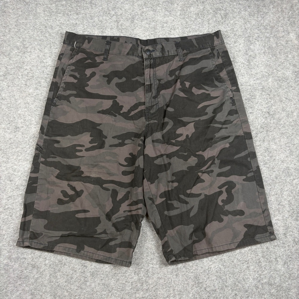 Genuine Dickies Camo Shorts Mens 36 Camouflage Cargo Utility Outdoor Workwear